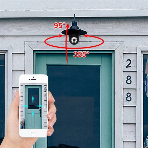 E27 Light Bulb 1080P IP Camera 5G Wi-Fi Night Smart Home Wireless Security - Image 4