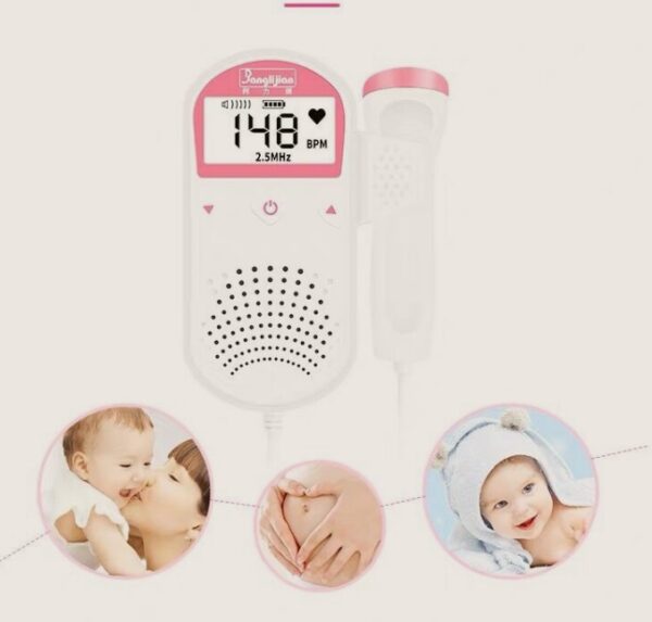 Fetal Heart Rate Monitor Home Pregnancy Baby Fetal Sound Heart Rate Detector - Image 5
