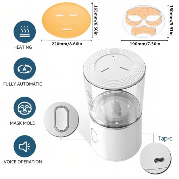 DIY Automatic Facial Fruit Vegetable Mask Maker Machine Mask Mini FaceSkin Rejuvenation Home Use Beauty Devices - Image 2