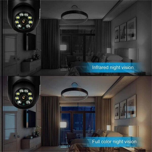 E27 Light Bulb 1080P IP Camera 5G Wi-Fi Night Smart Home Wireless Security - Image 7