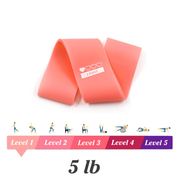 Yoga Resistance Rubber Bands Indoor Outdoor Fitness Equipment 0.35mm-1.1mm Pilates Sport Training Workout Elastic Bands - Image 2